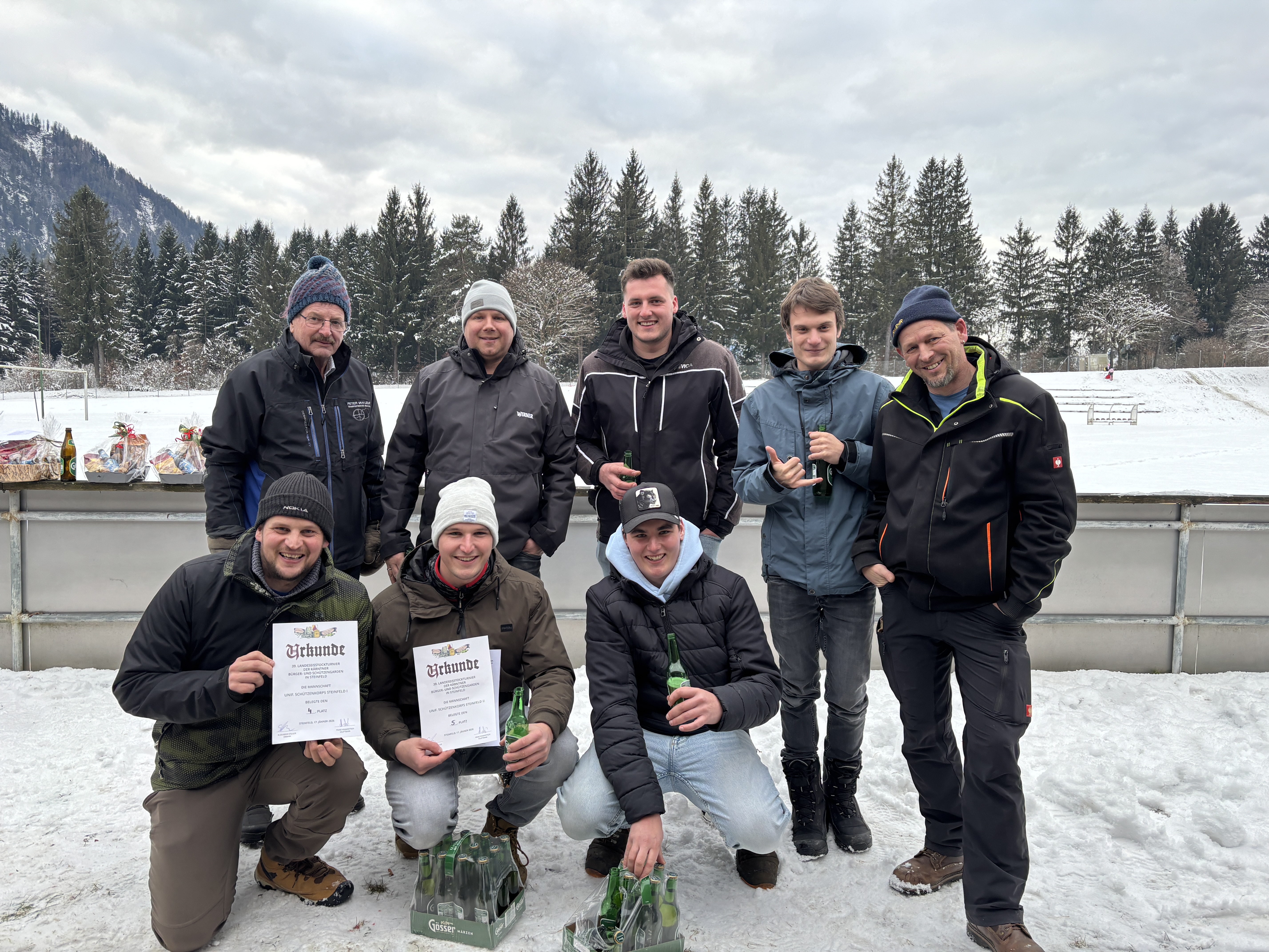 Eisstockturnier der Kärntner Schützen- & Bürgergarde (17.01.2026) 4. & 5. Platz